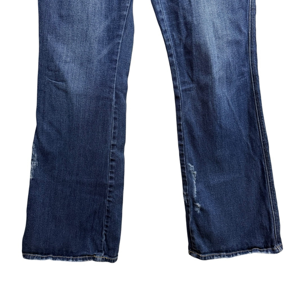 KanCan Bootcut Jeans Size 13/30 Distressed Medium Wash Stretch Denim - Picture 3 of 9